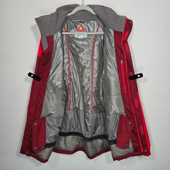 Men's Columbia Alpine Omni Heat Ski Coat. Red. Size XL - Picture 7 of 10